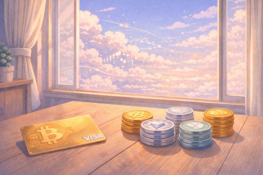 Visa Sees a Boom in Crypto Card Payments