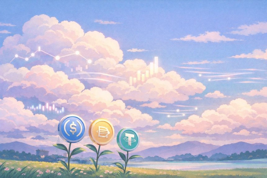 Record-Breaking January for Stablecoins