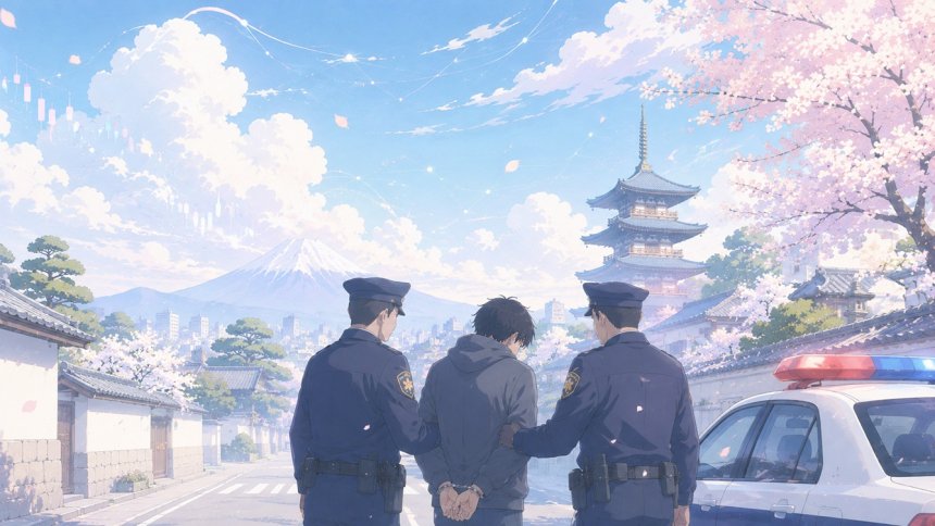 Hu Shi Arrested in Japan