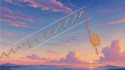 Bitcoin Breaks Below Its Rising Channel