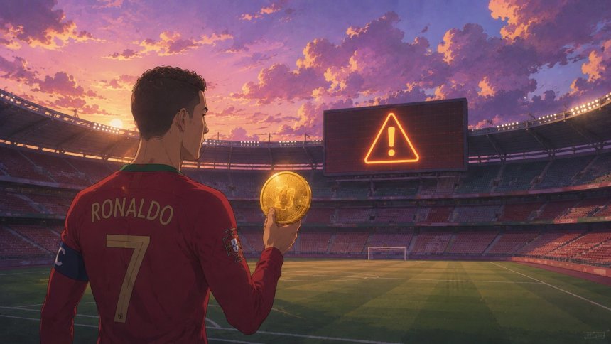 Ronaldo Crypto Deepfake Promotes Fake USWR Token